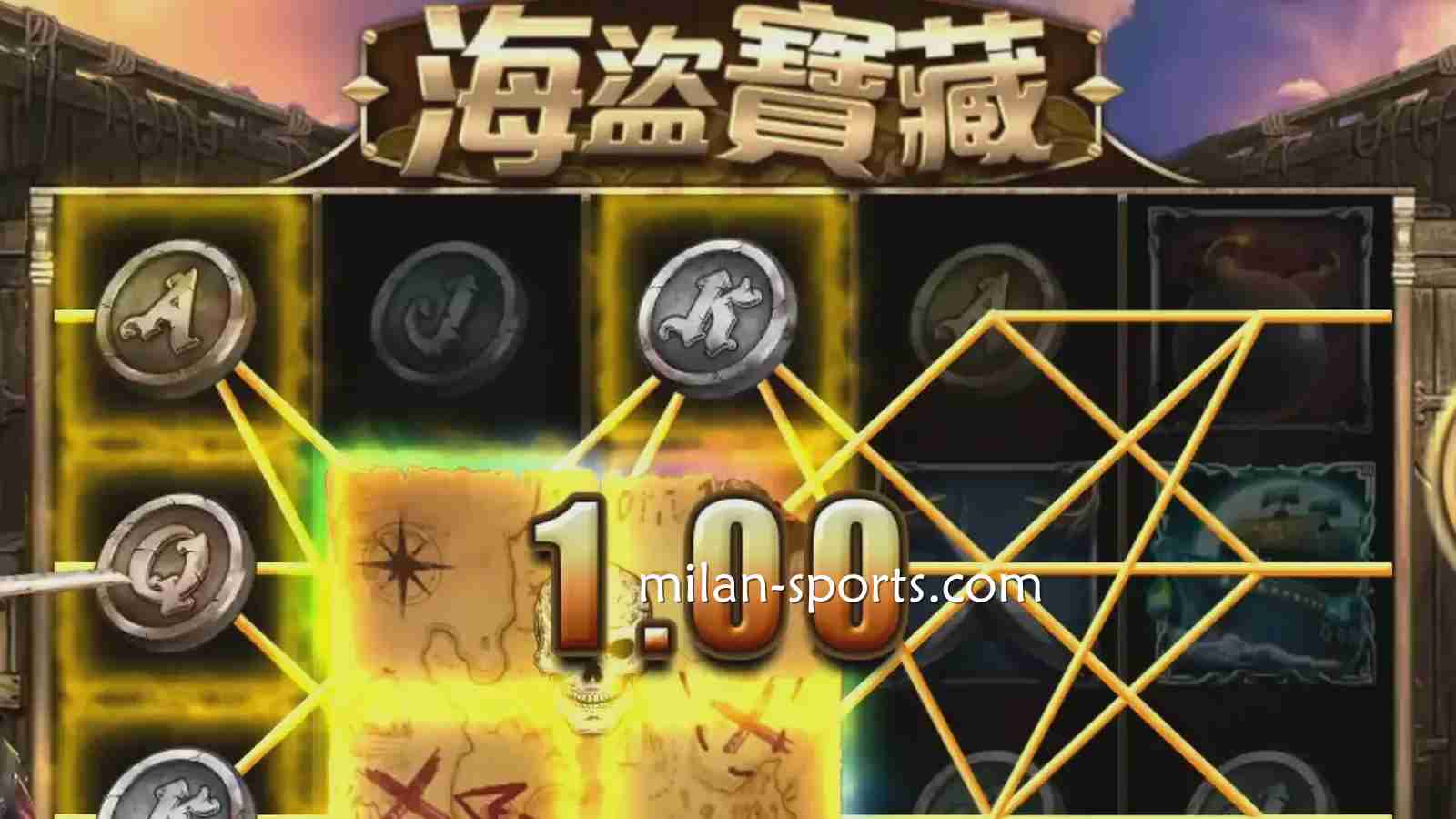《海盗宝藏》老虎机400倍赔付,中奖机率是数一数二的高