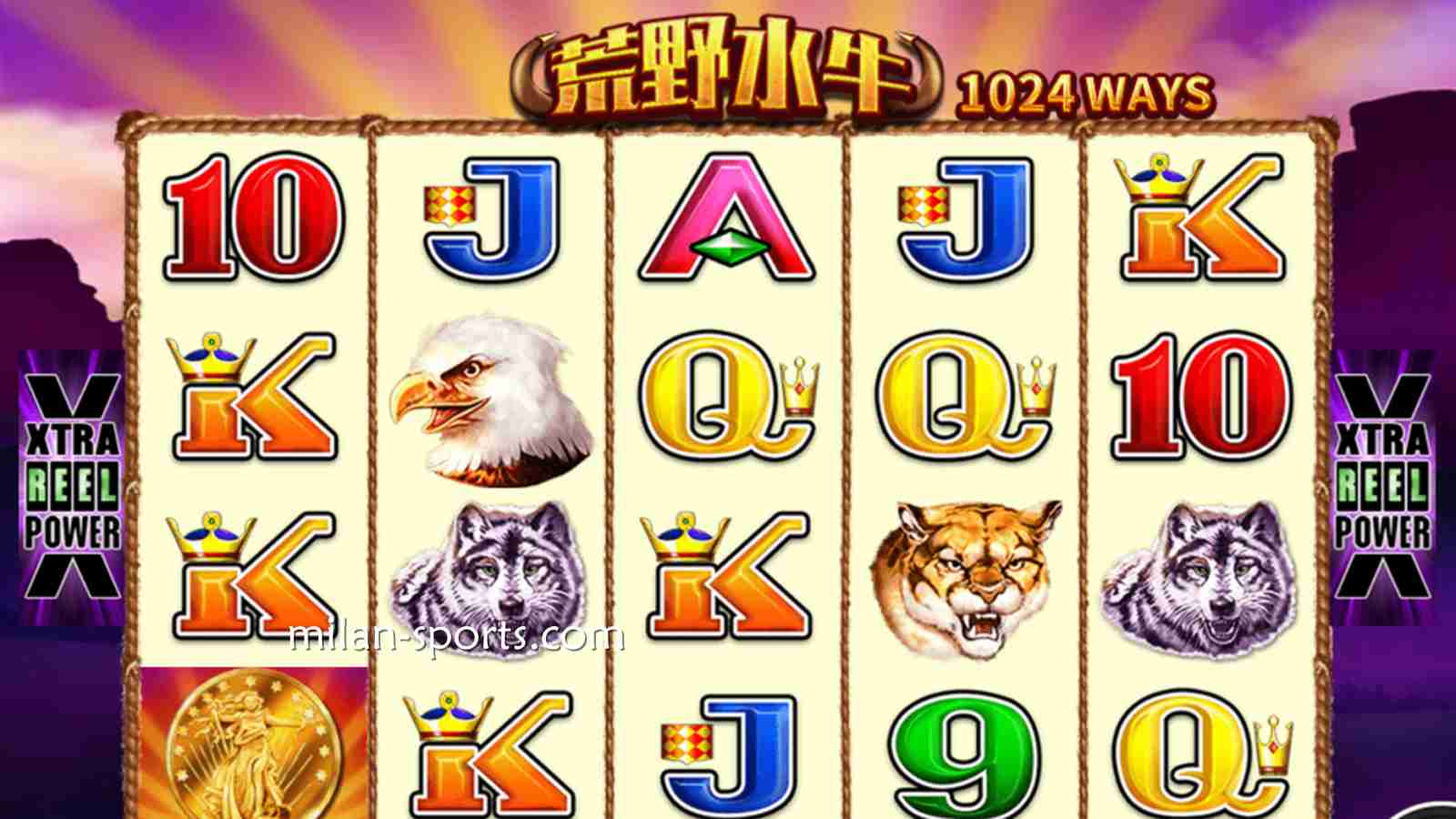 《荒野水牛》游戏投注界面色彩明艳｜米兰体育